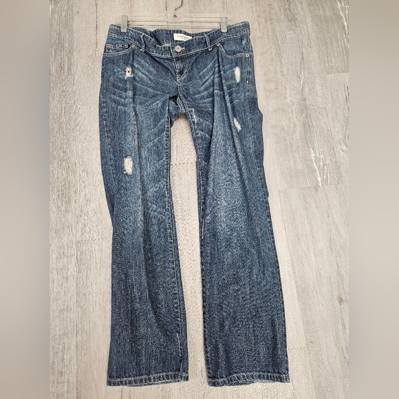 LIZ LANGE under belly Maternity jeans sz 2 - Picture 1 of 4